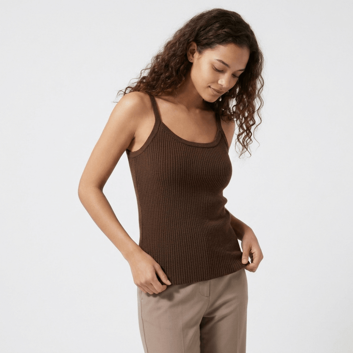 Valeweave – Cashmere Wool Tank Top - Hilltop Nord