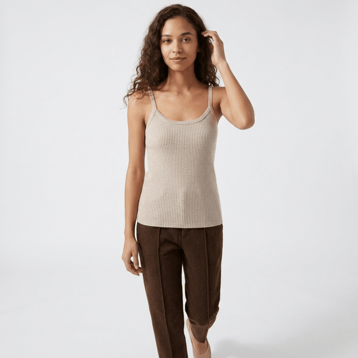 Valeweave – Cashmere Wool Tank Top - Hilltop Nord