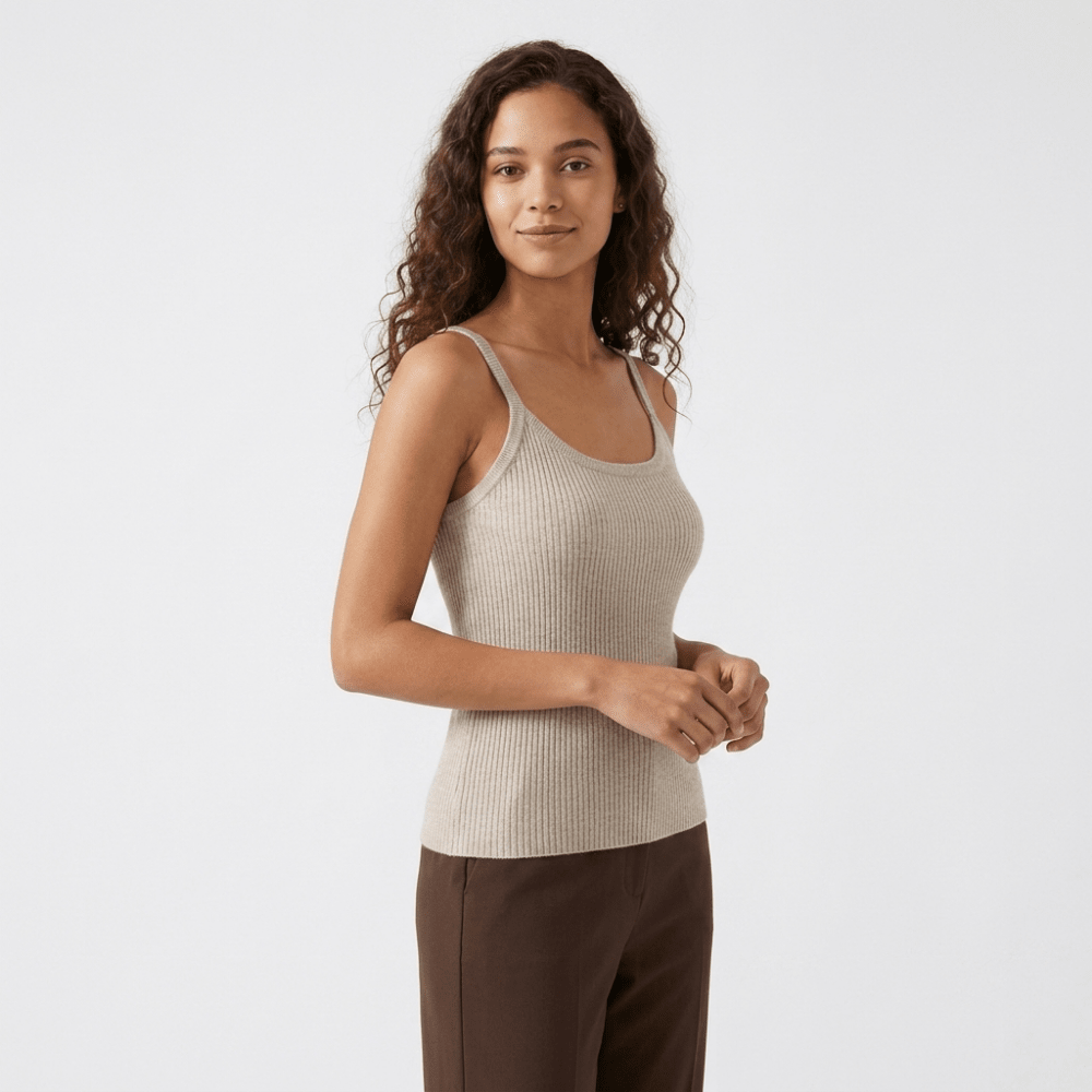 Valeweave – Cashmere Wool Tank Top - Hilltop Nord