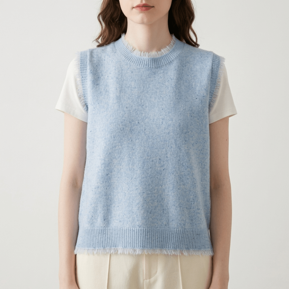 Polka – Cashmere Wool Vest - Hilltop Nord