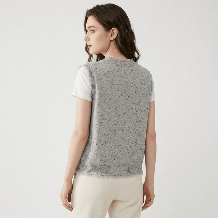 Polka – Cashmere Wool Vest - Hilltop Nord