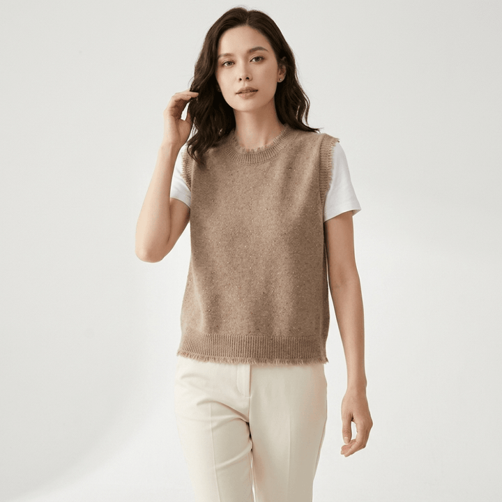 Polka – Cashmere Wool Vest - Hilltop Nord