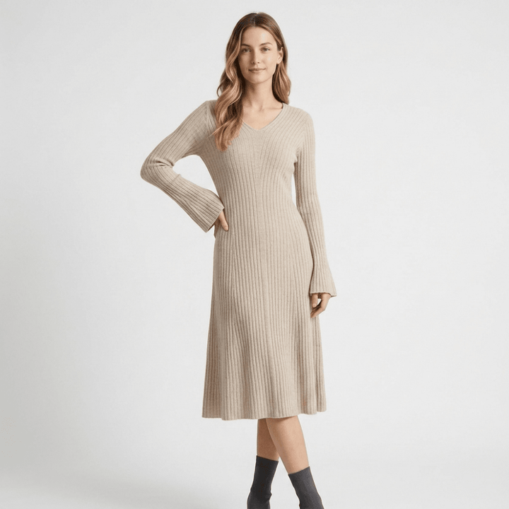 Fjordline – Cashmere Wool Dress - Hilltop Nord