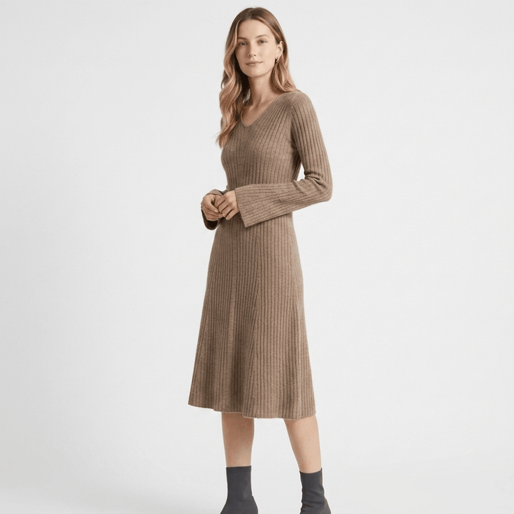 Fjordline – Cashmere Wool Dress - Hilltop Nord