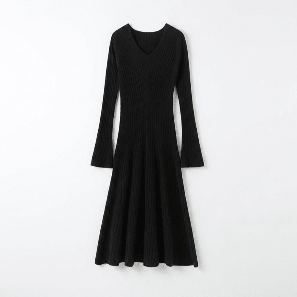 Fjordline – Cashmere Wool Dress - Hilltop Nord