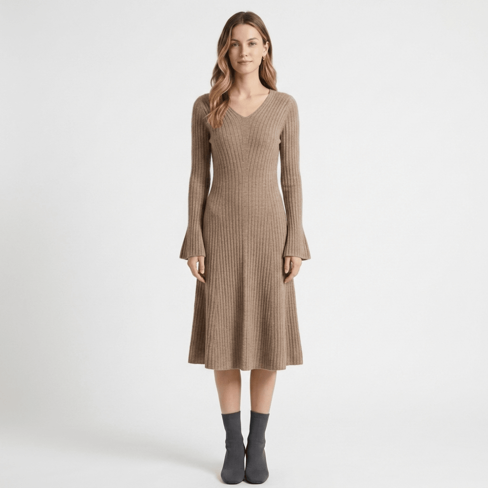 Fjordline – Cashmere Wool Dress - Hilltop Nord