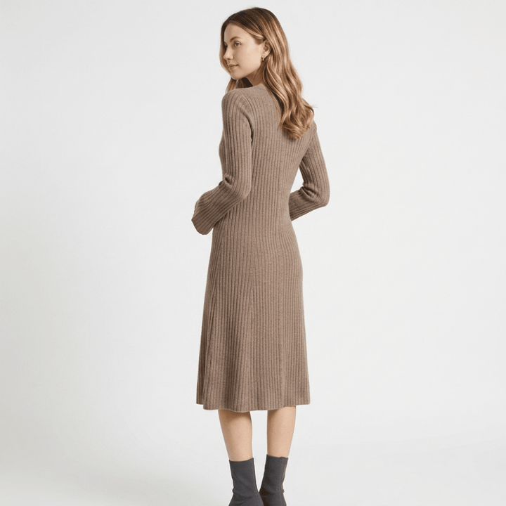 Fjordline – Cashmere Wool Dress - Hilltop Nord