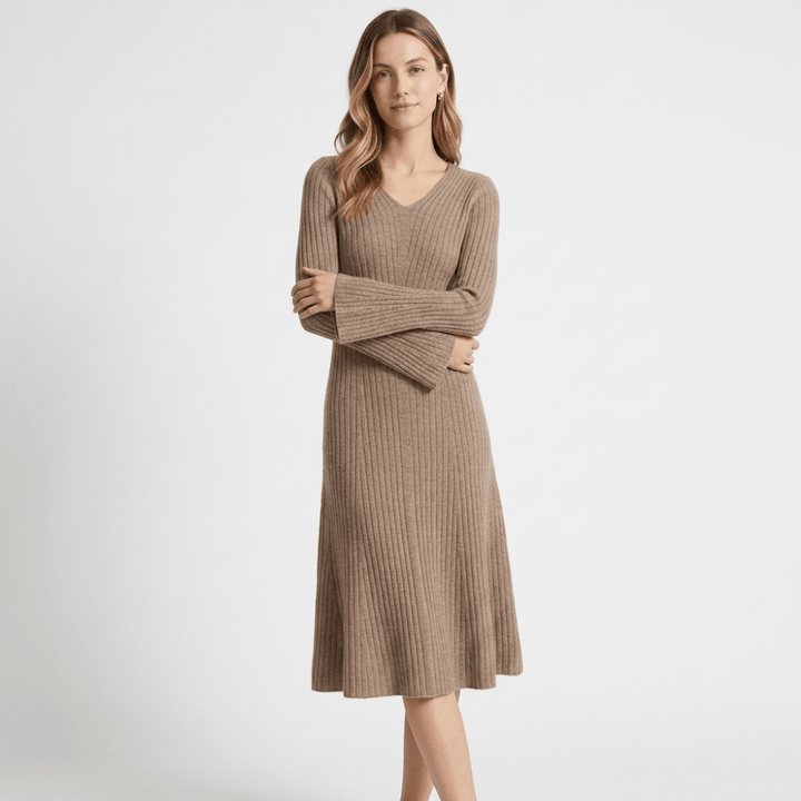 Fjordline – Cashmere Wool Dress - Hilltop Nord