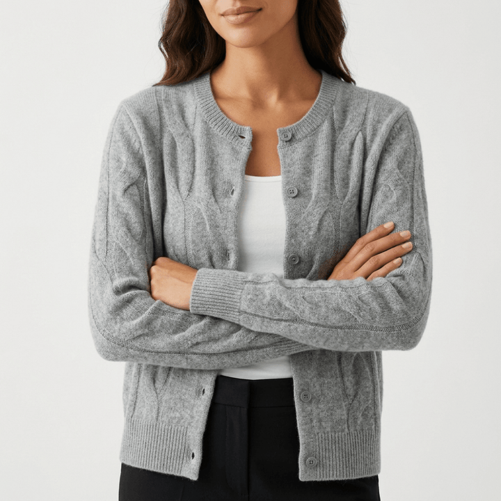 Ridgecable – Cashmere Wool Cardigan - Hilltop Nord