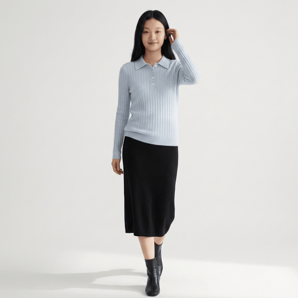 Alessandra – Cashmere Wool Sweater - Hilltop Nord