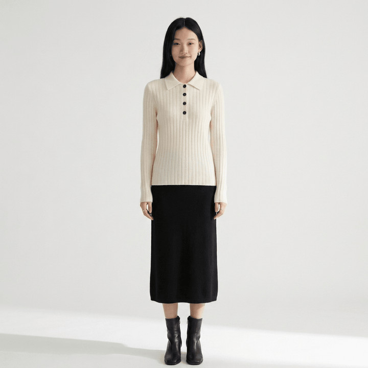 Alessandra – Cashmere Wool Sweater - Hilltop Nord