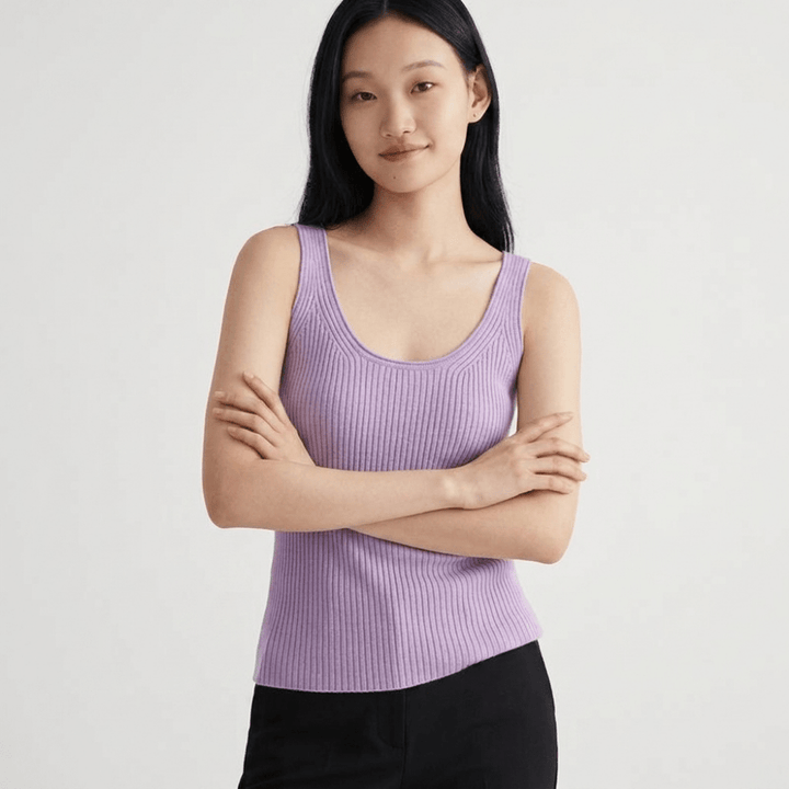 Fiona – Cashmere Wool Tank Top - Hilltop Nord