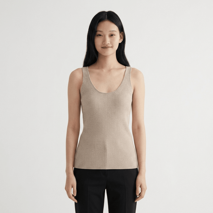 Fiona – Cashmere Wool Tank Top - Hilltop Nord