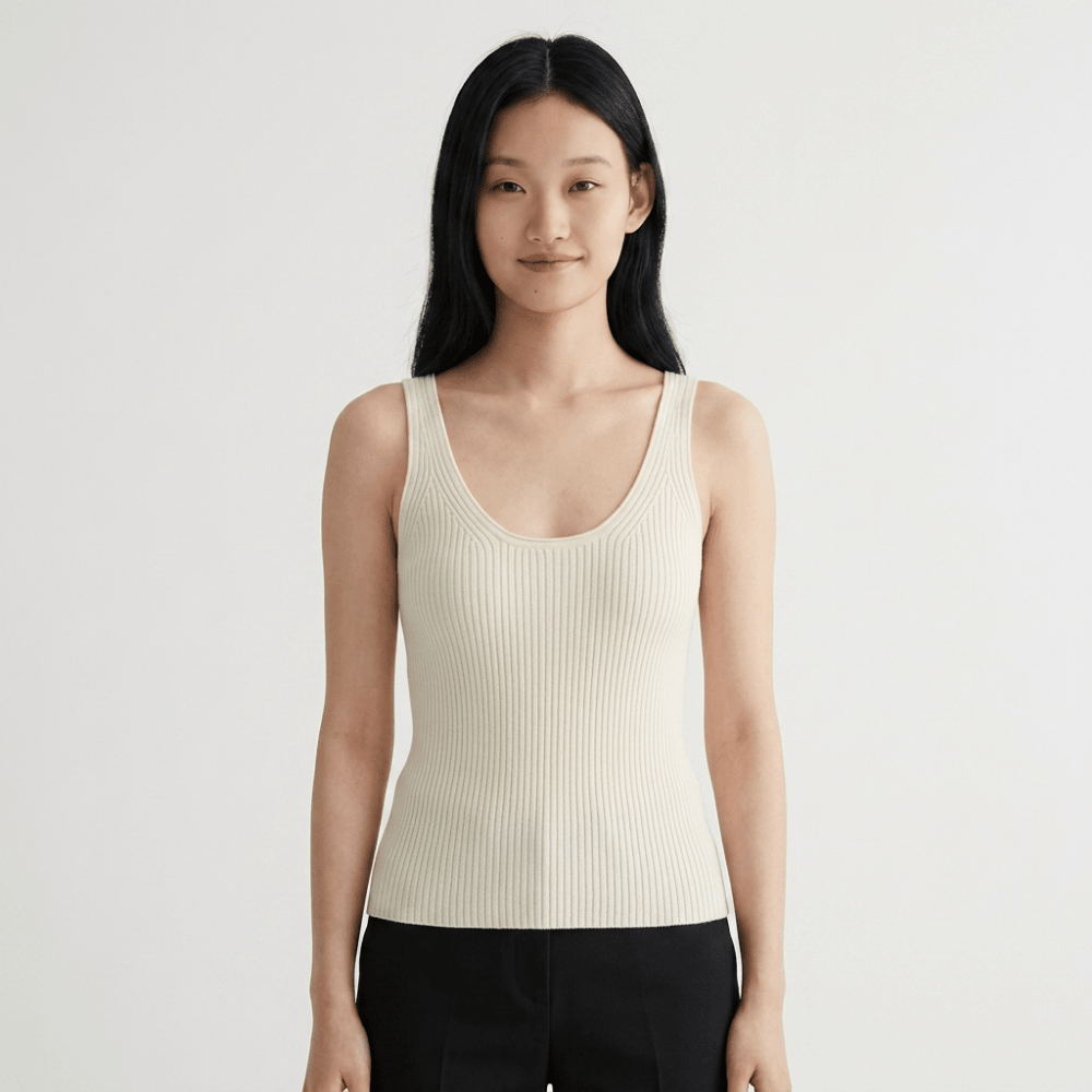 Fiona – Cashmere Wool Tank Top - Hilltop Nord