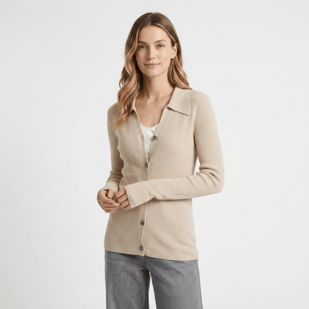 Seraphina – Cashmere Wool Cardigan - Hilltop Nord