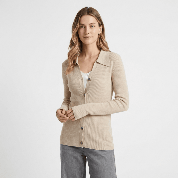 Seraphina – Cashmere Wool Cardigan - Hilltop Nord