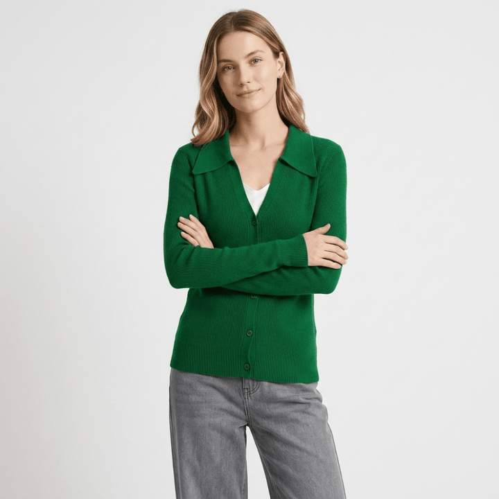 Seraphina – Cashmere Wool Cardigan - Hilltop Nord