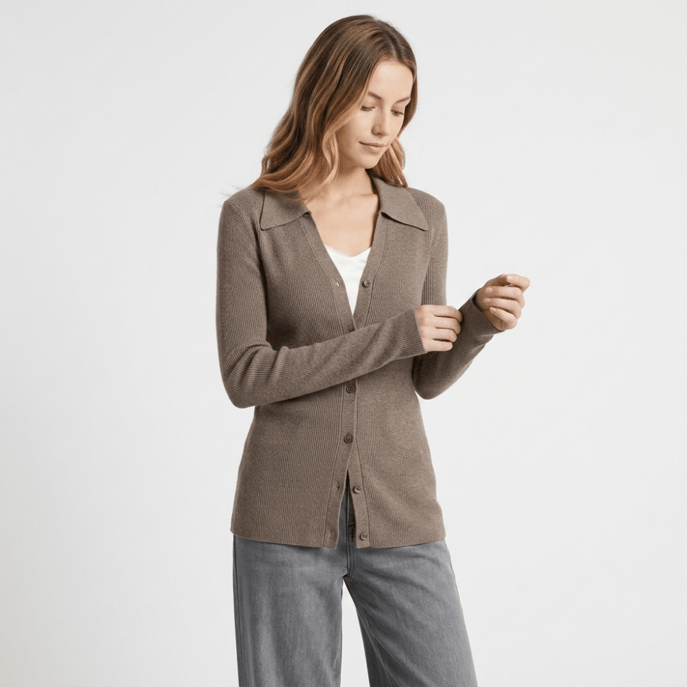 Seraphina – Cashmere Wool Cardigan - Hilltop Nord