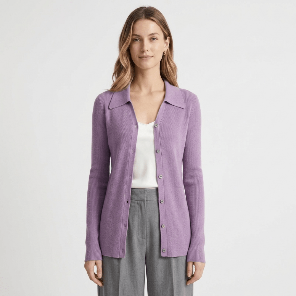 Seraphina – Cashmere Wool Cardigan - Hilltop Nord