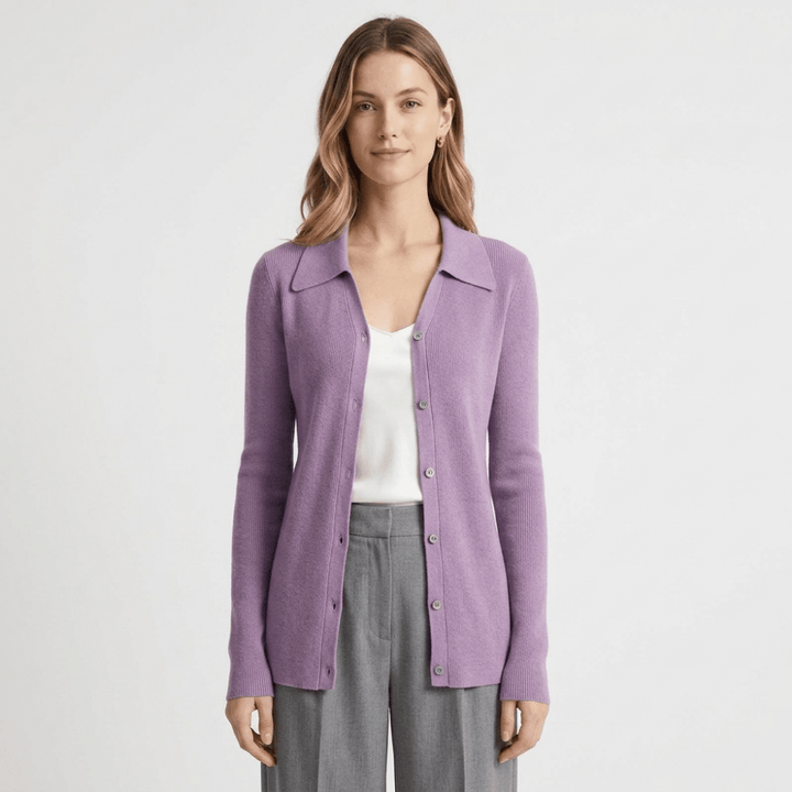 Seraphina – Cashmere Wool Cardigan - Hilltop Nord