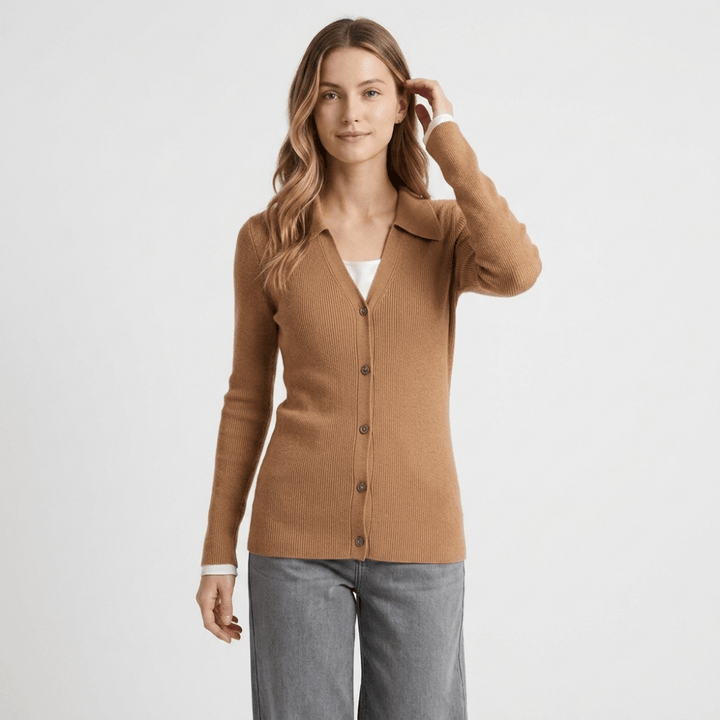 Seraphina – Cashmere Wool Cardigan - Hilltop Nord