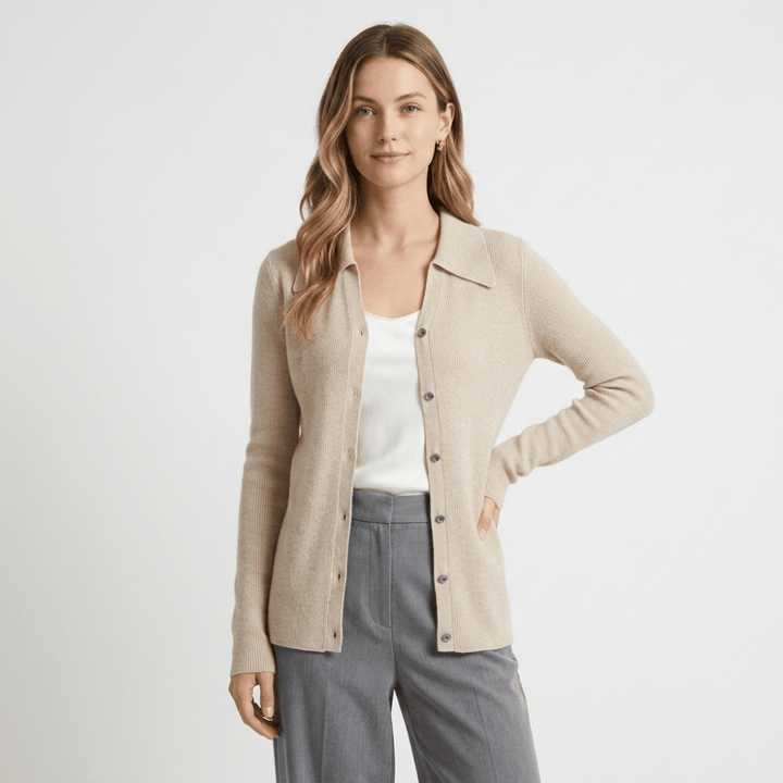 Seraphina – Cashmere Wool Cardigan - Hilltop Nord
