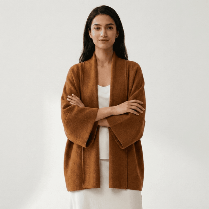 Valeharbor – Cashmere Wool Shawl Coat - Hilltop Nord