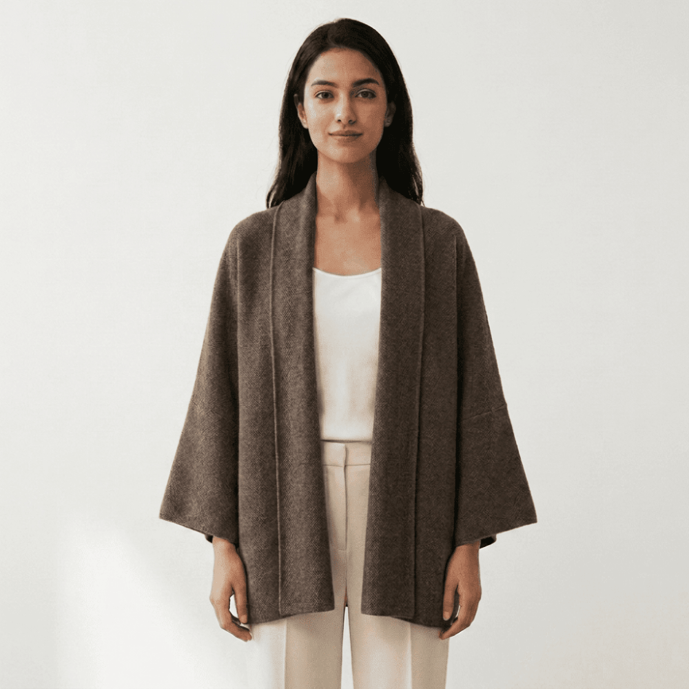 Valeharbor – Cashmere Wool Shawl Coat - Hilltop Nord