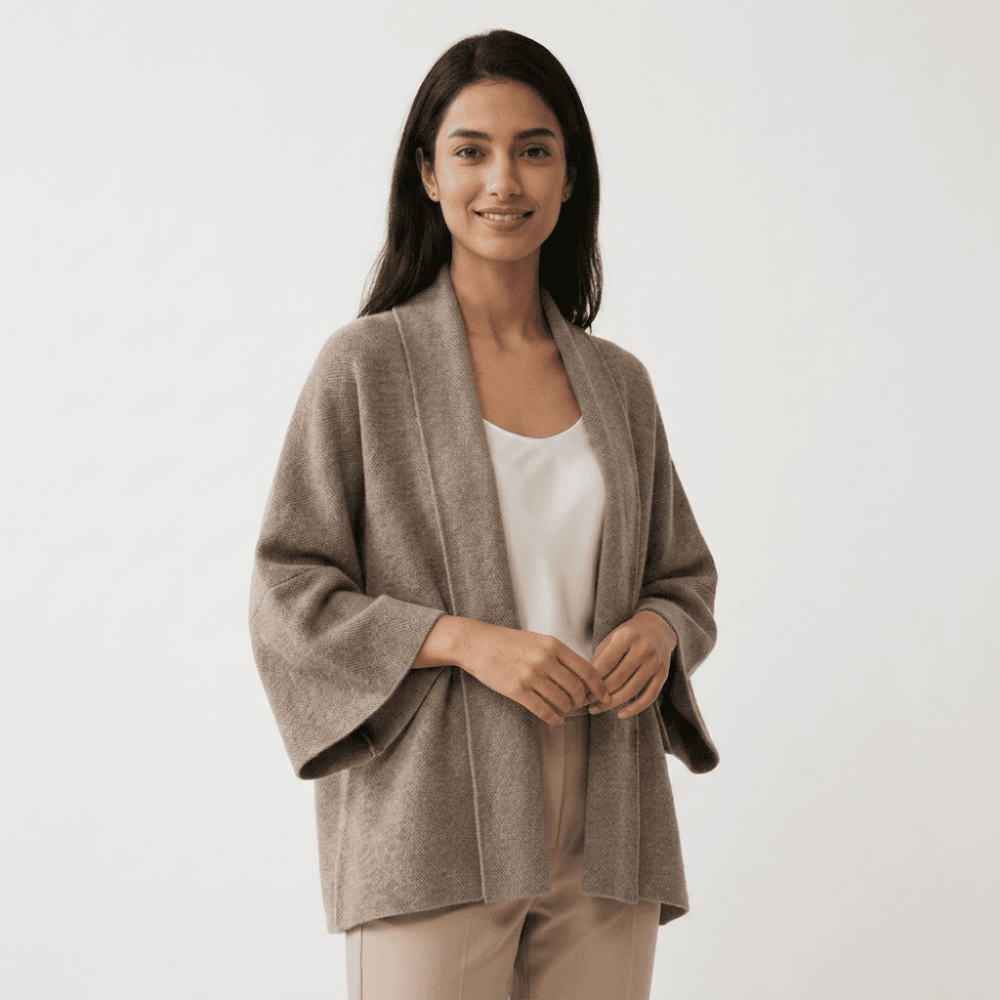 Valeharbor – Cashmere Wool Shawl Coat - Hilltop Nord
