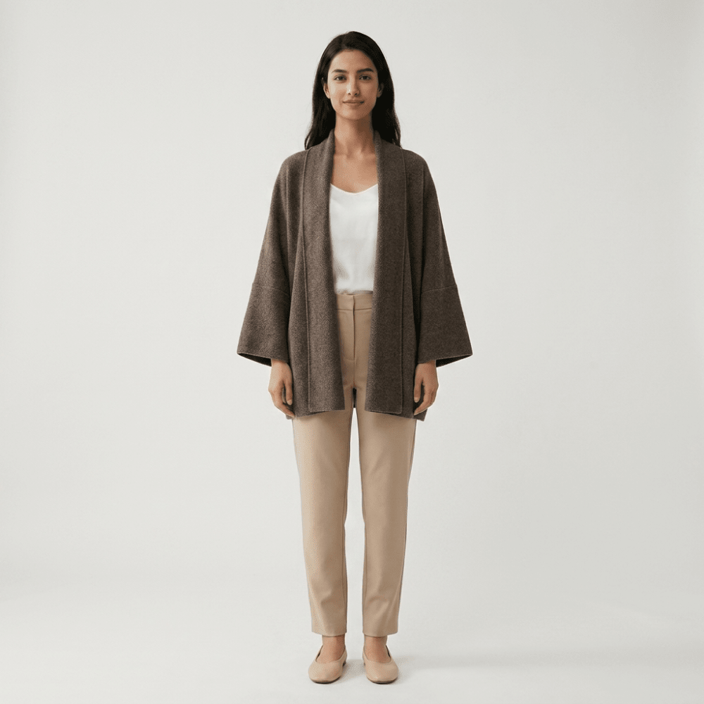 Valeharbor – Cashmere Wool Shawl Coat - Hilltop Nord