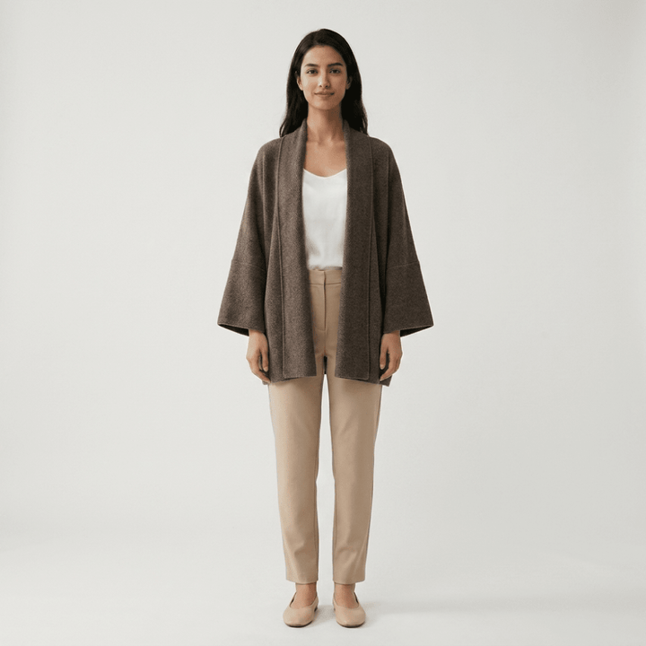 Valeharbor – Cashmere Wool Shawl Coat - Hilltop Nord