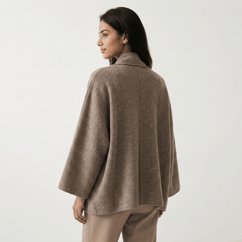 Valeharbor – Cashmere Wool Shawl Coat - Hilltop Nord