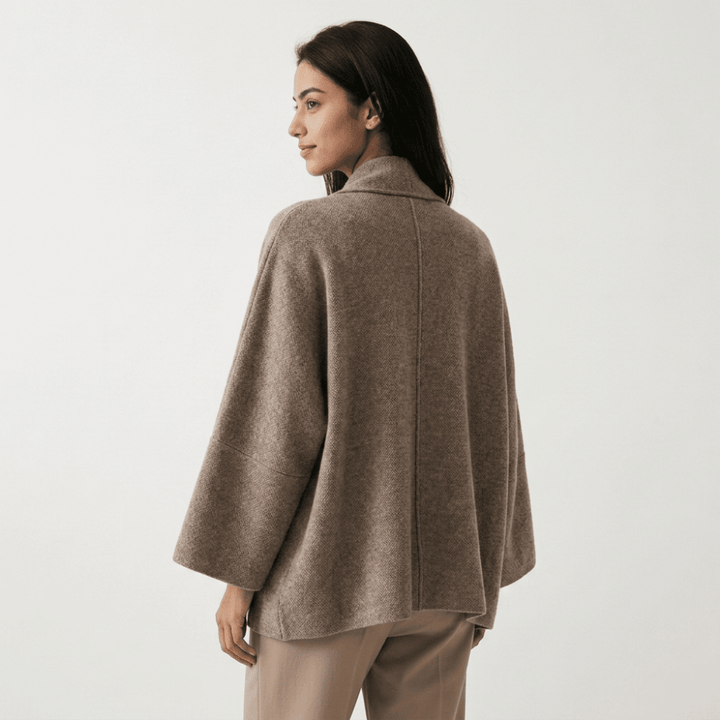 Valeharbor – Cashmere Wool Shawl Coat - Hilltop Nord
