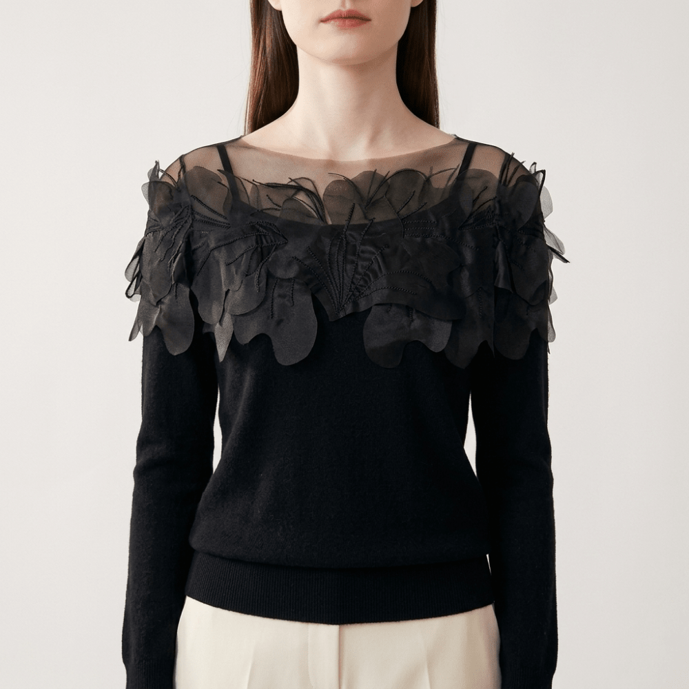 Shadowbloom – Cashmere Wool Sweater - Hilltop Nord