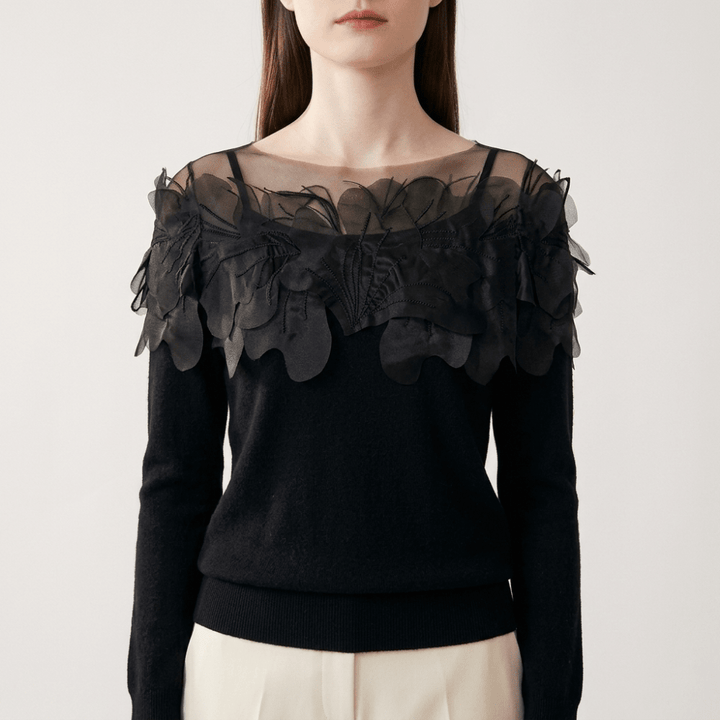 Shadowbloom – Cashmere Wool Sweater - Hilltop Nord