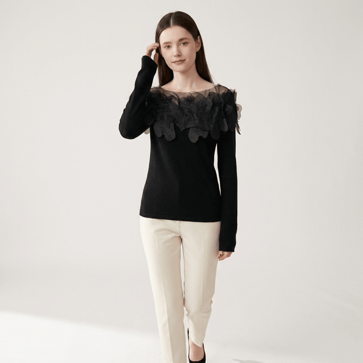 Shadowbloom – Cashmere Wool Sweater - Hilltop Nord