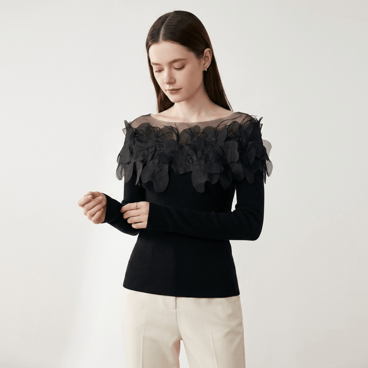 Shadowbloom – Cashmere Wool Sweater - Hilltop Nord
