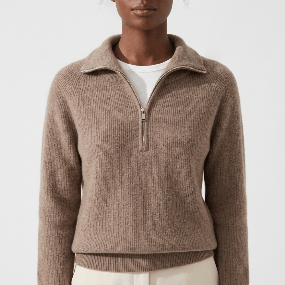 Windrift – Wool Half-Zip Sweater - Hilltop Nord