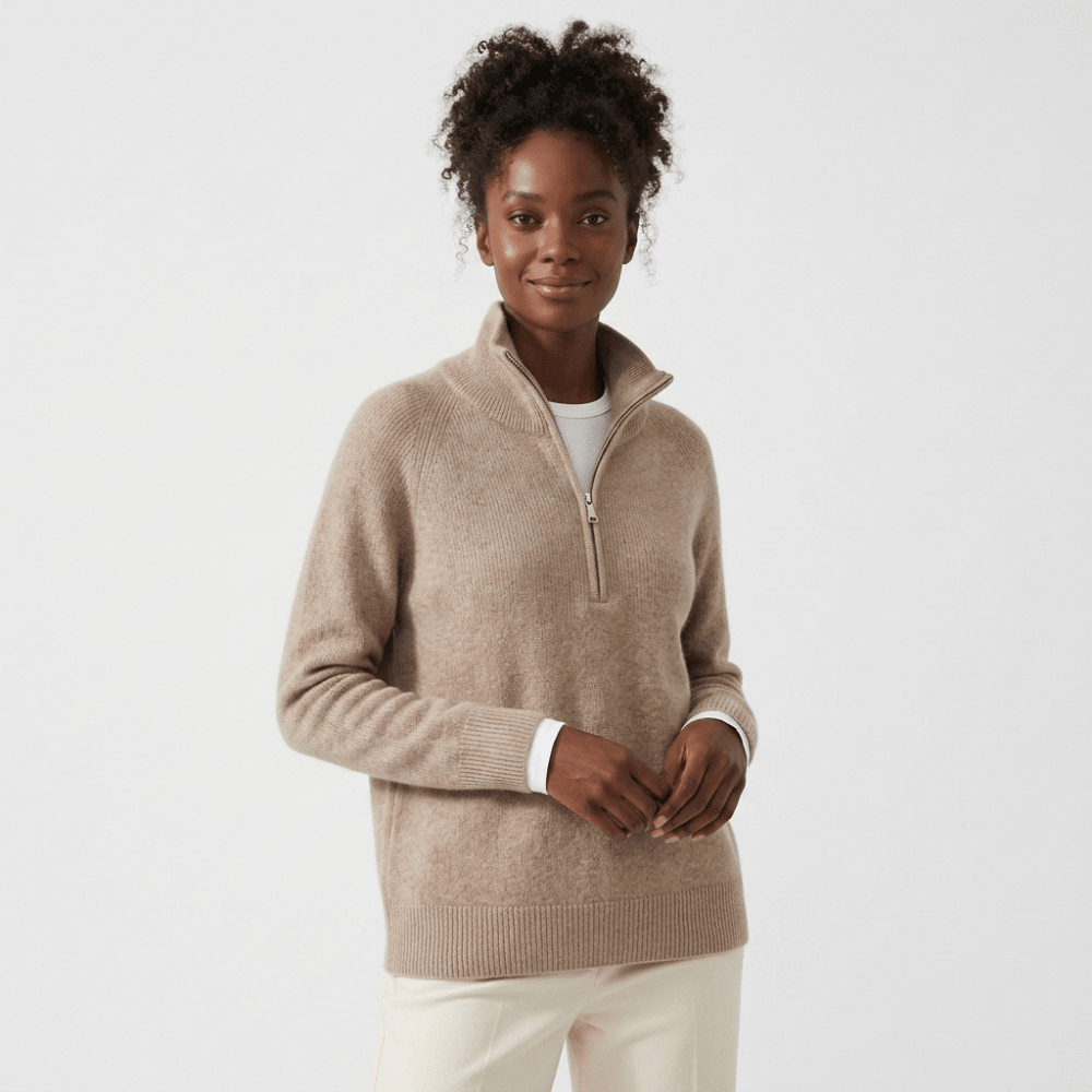 Windrift – Wool Half-Zip Sweater - Hilltop Nord
