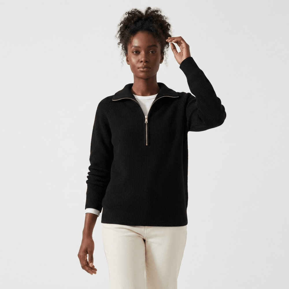 Windrift – Wool Half-Zip Sweater - Hilltop Nord