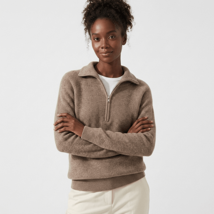 Windrift – Wool Half-Zip Sweater - Hilltop Nord