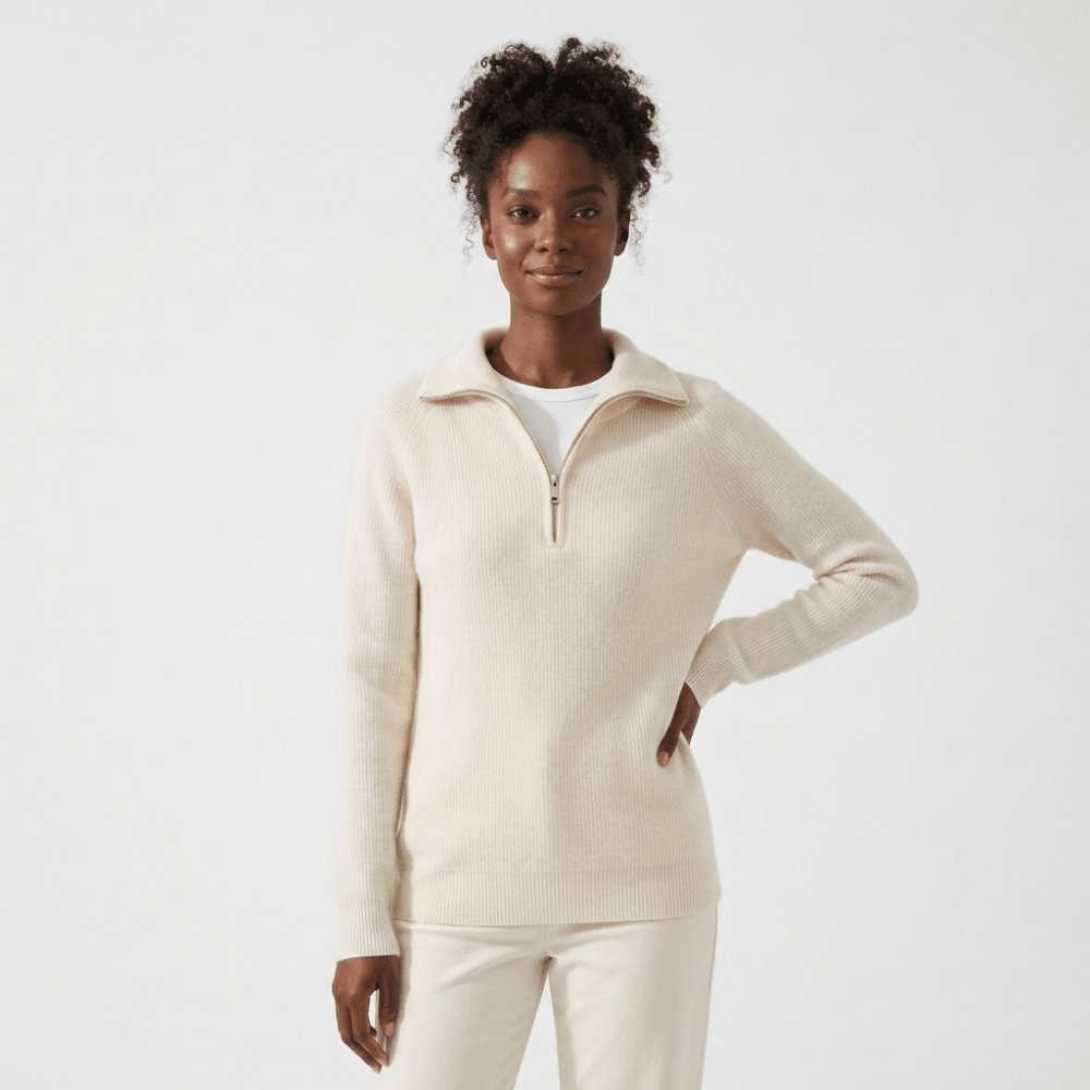 Windrift – Wool Half-Zip Sweater - Hilltop Nord