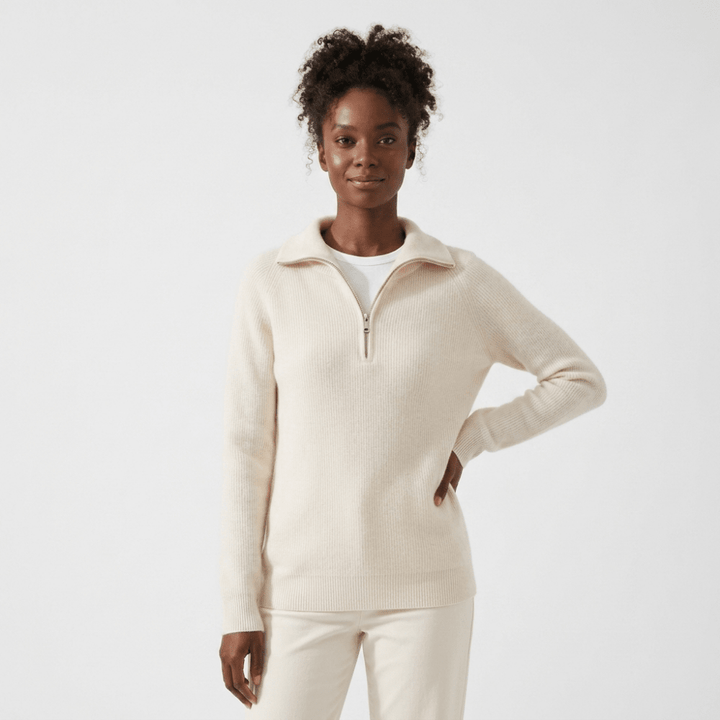 Windrift – Wool Half-Zip Sweater - Hilltop Nord