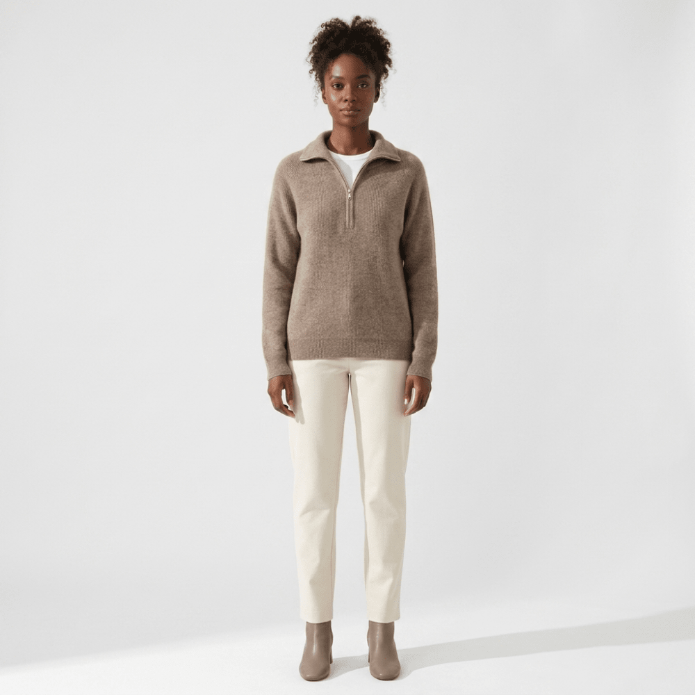 Windrift – Wool Half-Zip Sweater - Hilltop Nord