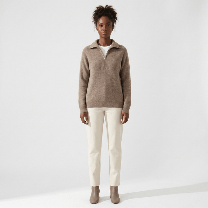 Windrift – Wool Half-Zip Sweater - Hilltop Nord
