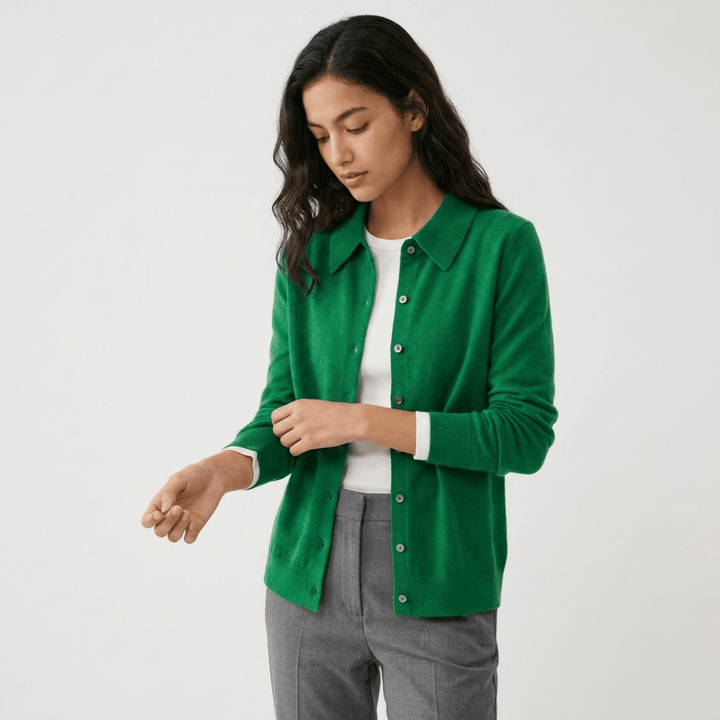 Embercliff – Cashmere Wool Cardigan - Hilltop Nord