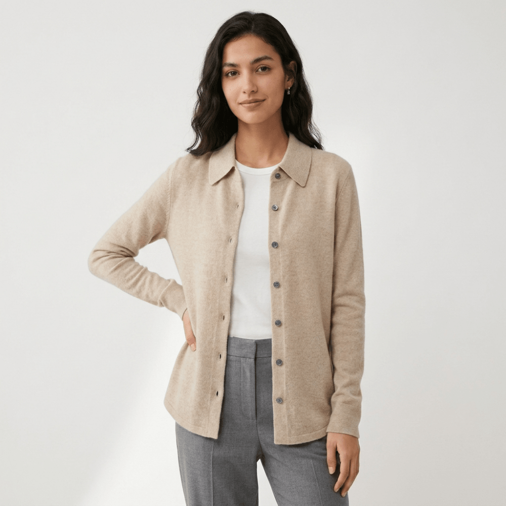 Embercliff – Cashmere Wool Cardigan - Hilltop Nord