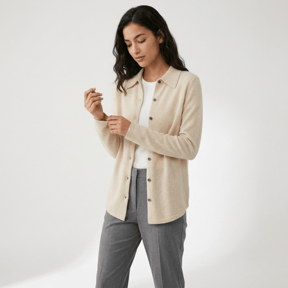 Embercliff – Cashmere Wool Cardigan - Hilltop Nord