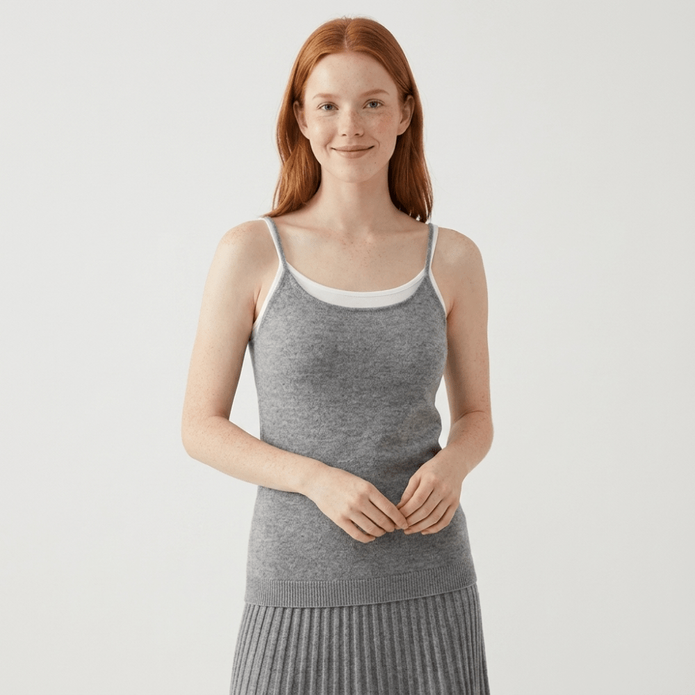 Softveil – Cashmere Wool Camisole - Hilltop Nord