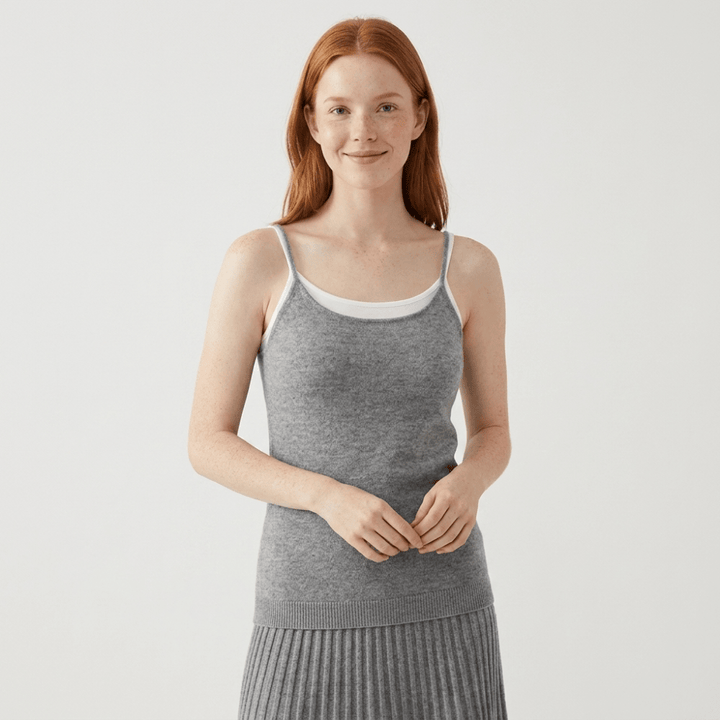 Softveil – Cashmere Wool Camisole - Hilltop Nord